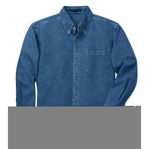 Port Authority® Long Sleeve Heavyweight Denim Shirt
