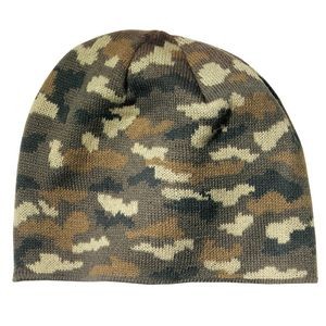 Port & Company® Camouflage Beanie Cap