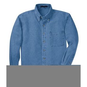 Port Authority® Classic Long Sleeve Denim Shirt