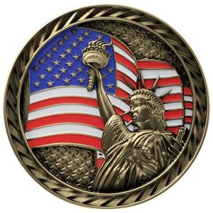 Texture Tone® Antique Double Sided Liberty Coin (2")