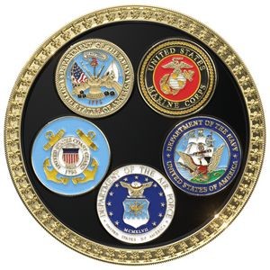 Texture Tone® Military Coin (All 5 Branches)