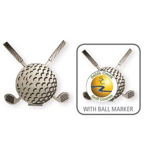 Vibraprint® Cross Club Golf Hat Clip w/ Ball Marker