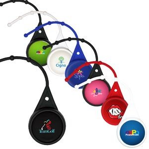 Halcyon Round Lip Balm with Lanyard, Full Color Digital