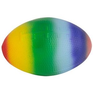 Rainbow Football Squeezies® Stress Reliever