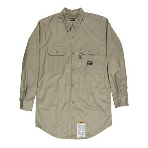 Berne Apparel Men's Flame-Resistant Button-Down Work Shirt