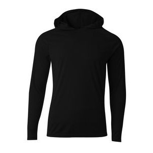 A-4 Men's Cooling Performance Long-Sleeve Hooded T-shirt