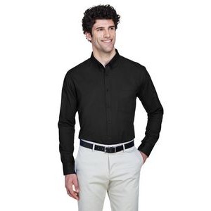 CORE 365 Men's Operate Long-Sleeve Twill?Shirt