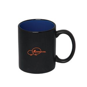 325 Ml. (11 Fl. Oz.) Fuzion Two-Tone 'C' Handle Coffee Mug