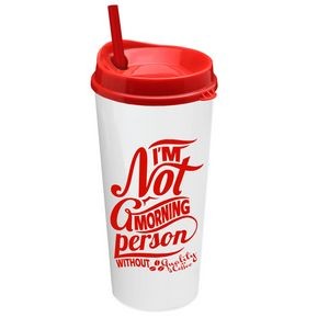 20 oz. Travel Tumbler with Auto Sip Lid & Straw