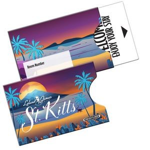 Open Thumb Gift Card Holder Sleeve Full Color (3¾" x 2½")