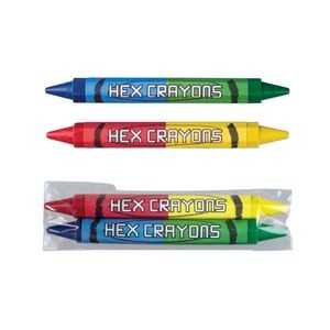 Double Sided Hexagon Crayons
