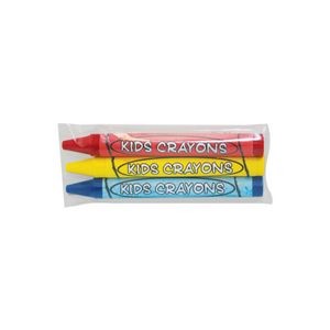 3 Pack Cello Wrapped Crayons