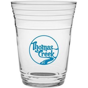 16 Oz. Clear Glass Fill Up Cup