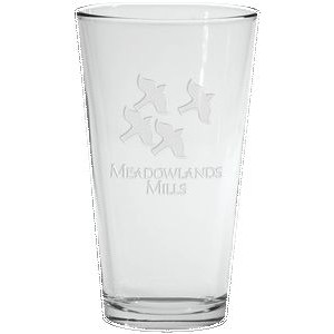 16 Oz. Pint Glass - Etched