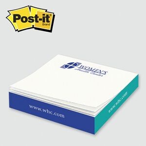 Post-it® Custom Printed Slim Cube Note Pads (2 3/4"x2 3/4"x1/2")