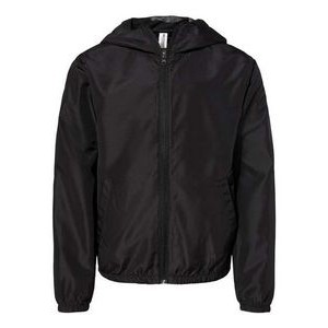 Independent Trading Co Youth Lightweight Windbreaker Full-Zip Jacket
