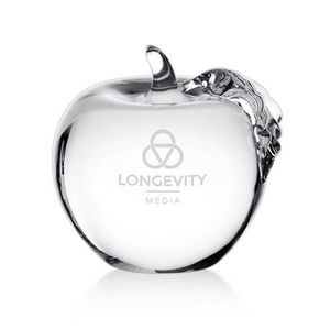 Apple with Clear Leaf 2¾"