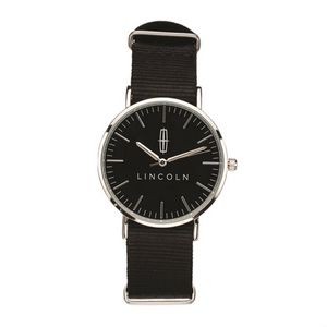 The Hardy Unisex Watch - Black Band/Black Dial