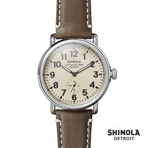 Shinola® Runwell Watch - 41mm Cream/Brown