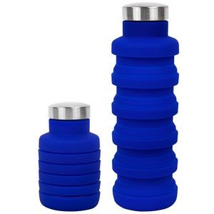 17 oz Collapsible Silicon Water Bottle