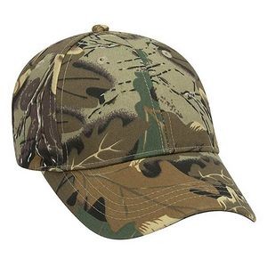 OTTO Camouflage Cotton Blend Twill Youth 6 Panel Low Profile Baseball Cap