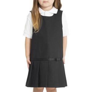 Real School Uniforms Preschool Drop Waist Jumper w/Ribbon Bow