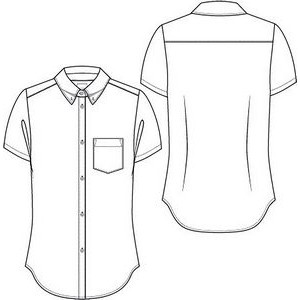 Classroom Uniforms Girls Short Sleeve Oxford Shirt