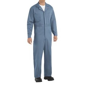 Red Kap Men's Button-Front Cotton Coverall