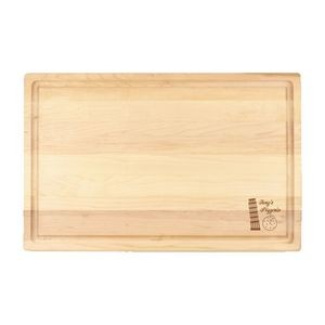 11" x 17" x 3/4" Maple Cutting Board with Juice Groove