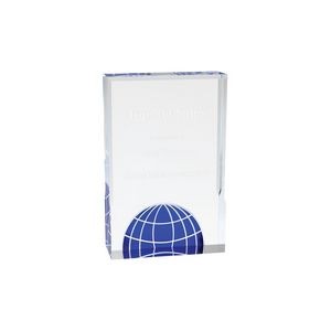 5" x 7" Blue Globe Acrylic