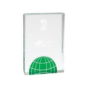 6" x 8" Green Globe Acrylic